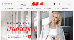 Desktop Screenshot of mada.lt