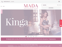 Tablet Screenshot of mada.pl